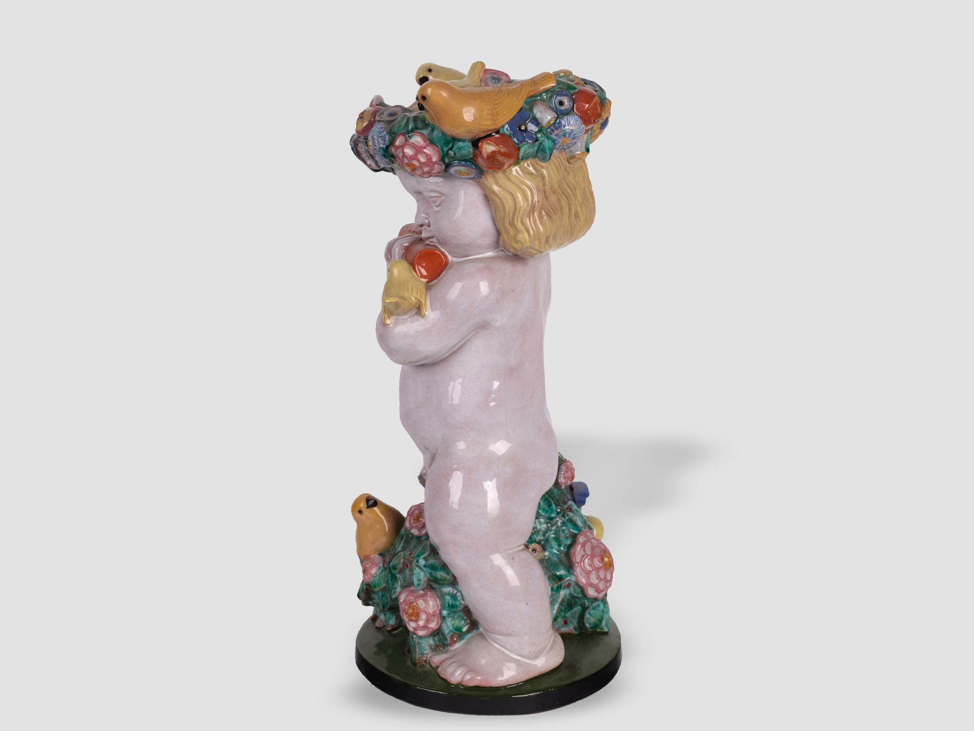 Michael Powolny, Judenburg 1871 – 1954 Vienna, Putto with flute - Image 3 of 6