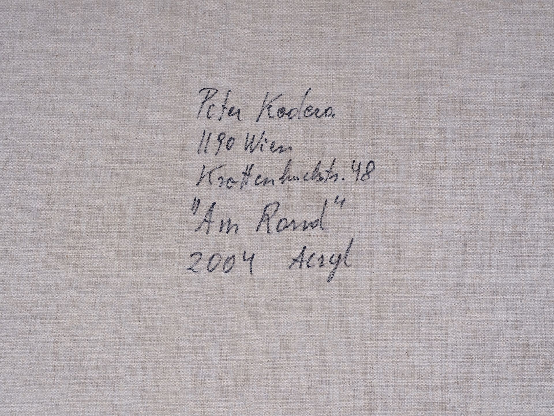 Peter Kodera, Vienna 1937 - 2014 Vienna, On the edge - Image 3 of 3