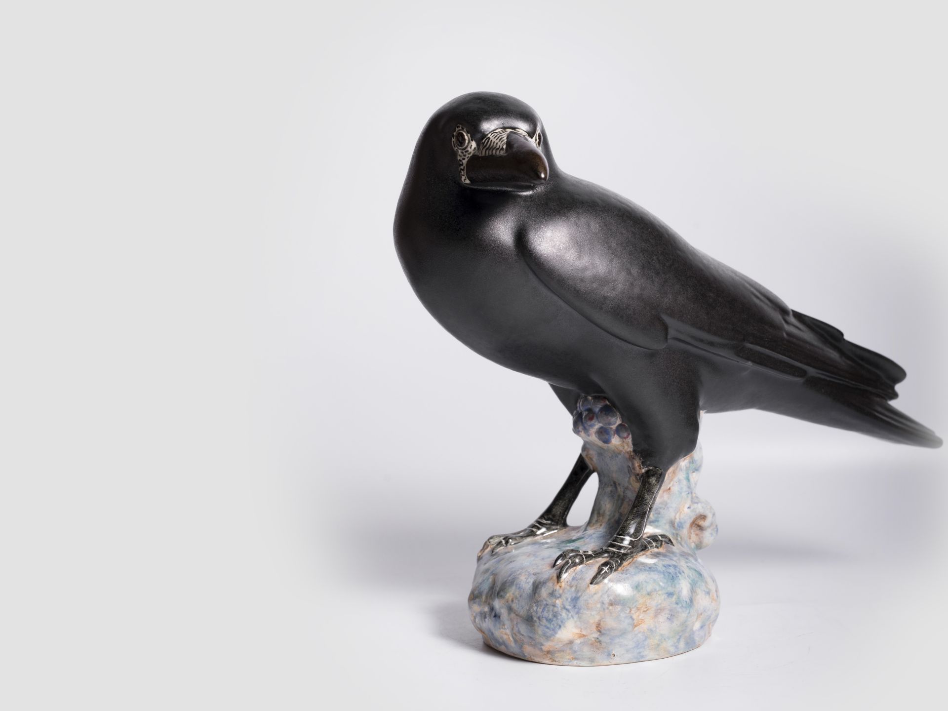 Eduard Klablena, Bucany 1881 - 1933 Langenzersdorf, Large raven - Image 2 of 6