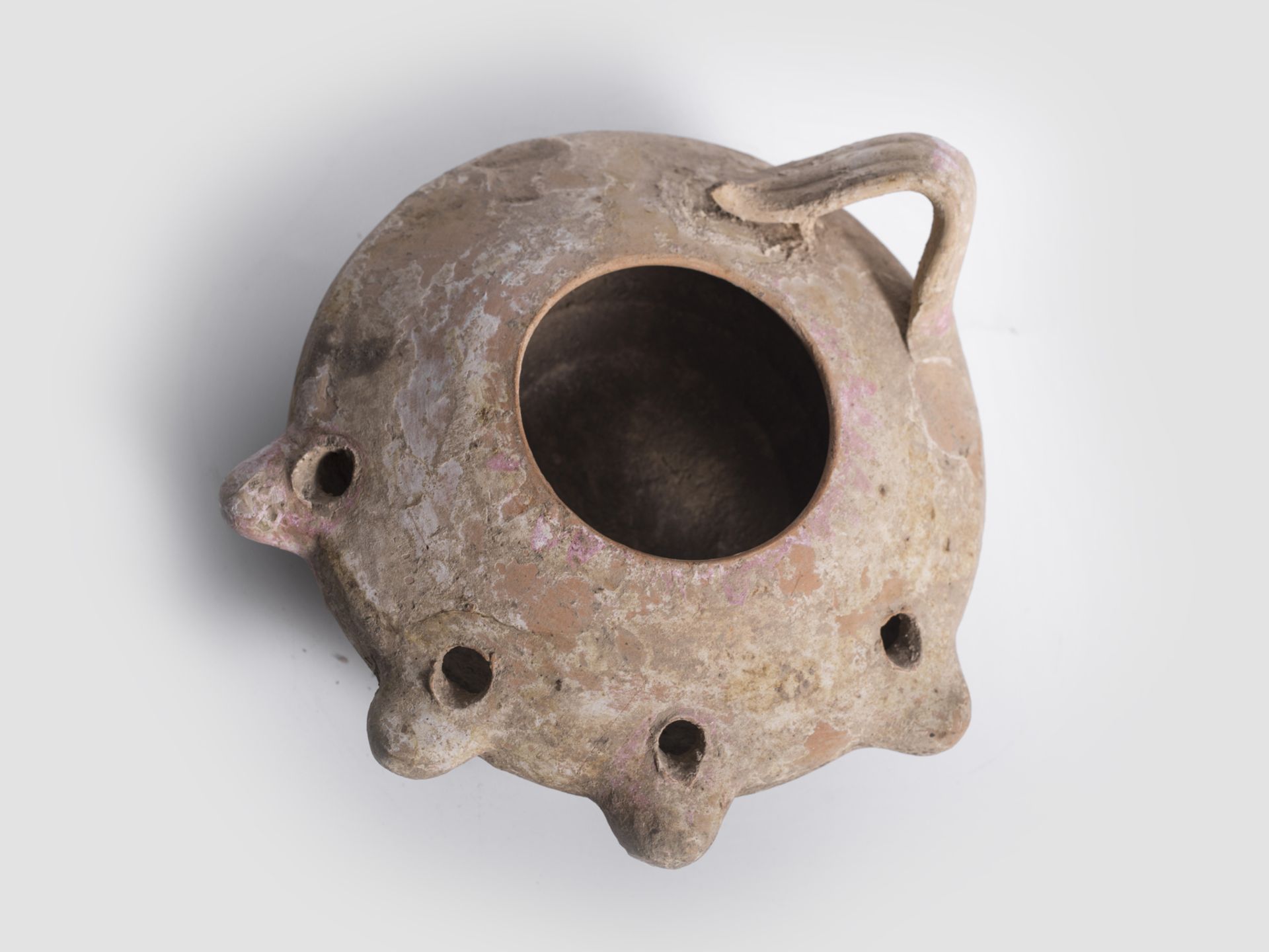 Antique oil lamp, Southern Europe or Near East, Antique, 1st - 3rd century AD - Image 6 of 6