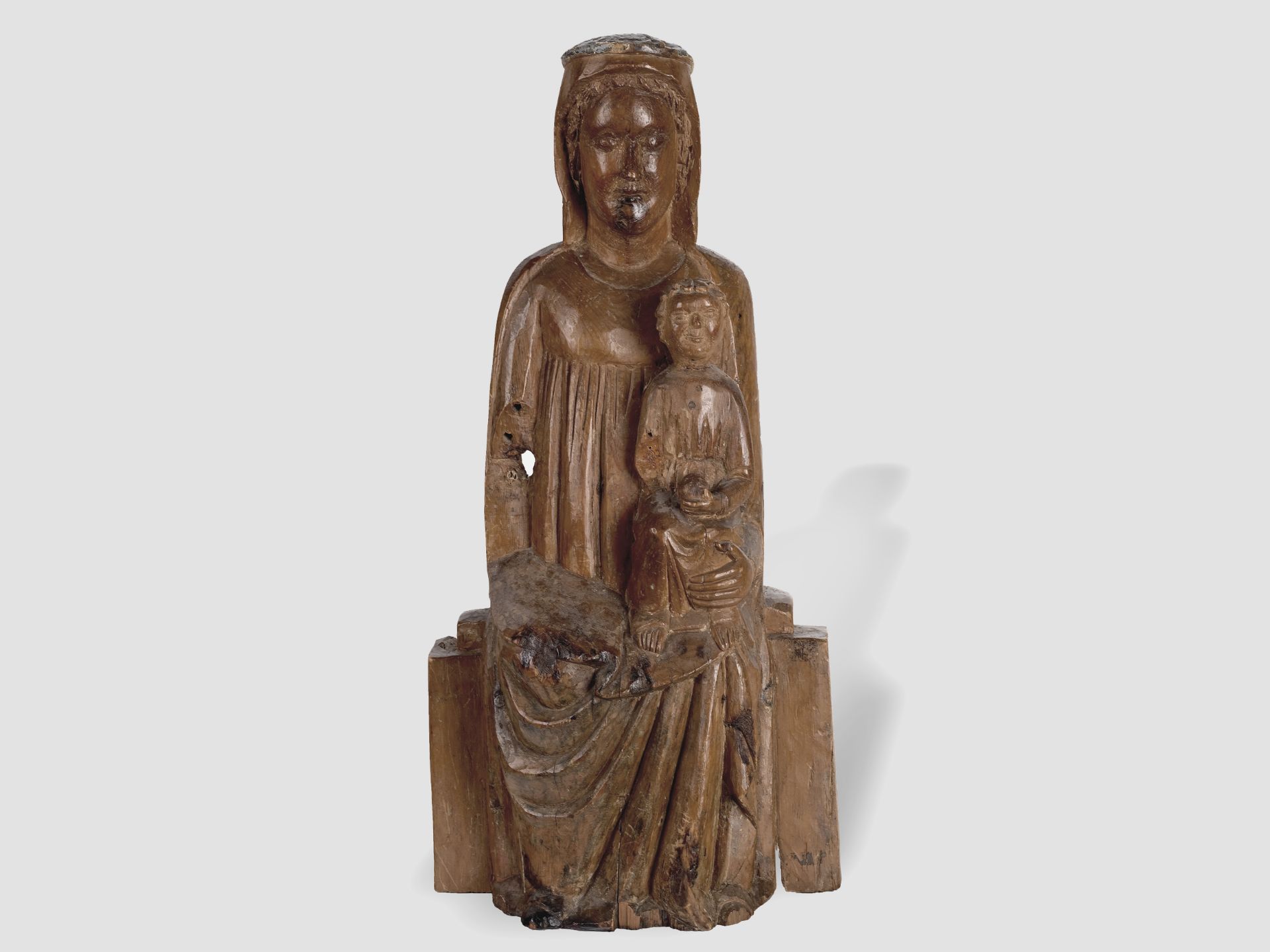 Madonna, Sedes Sapientiae, Switzerland or Tyrol around 1250