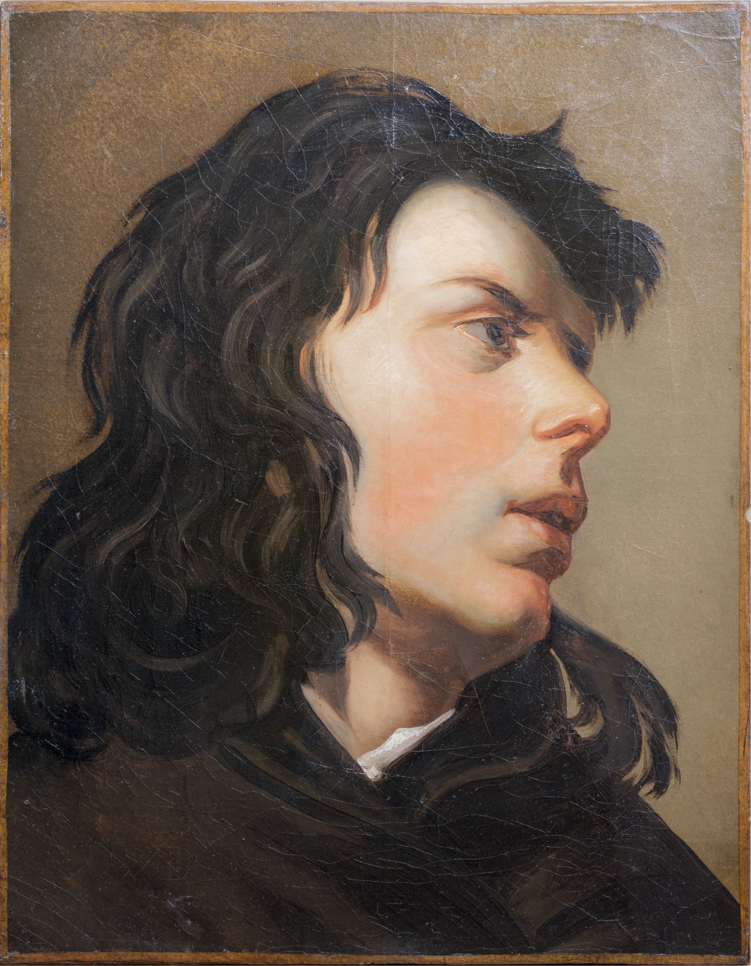 Friedrich von Amerling, Vienna 1803 - 1887 Vienna, Profile portrait