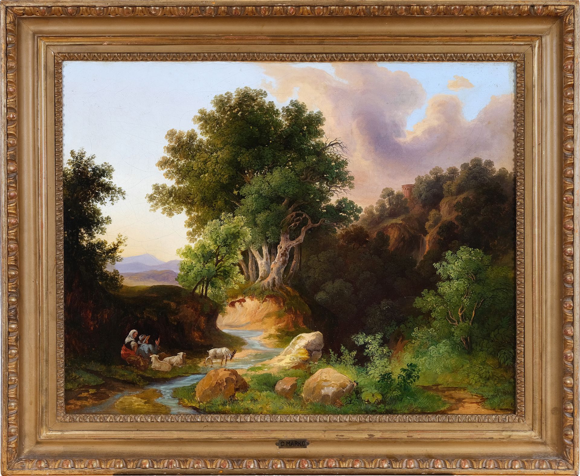 Carl Marko the Elder, Leutschau 1756 - 1860 Florence, attributed, Pastoral landscape