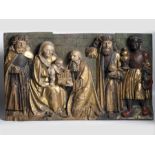 Ulmer Meister – Anbetung des Kindes, Meisterliches Relief, um 1490/1500