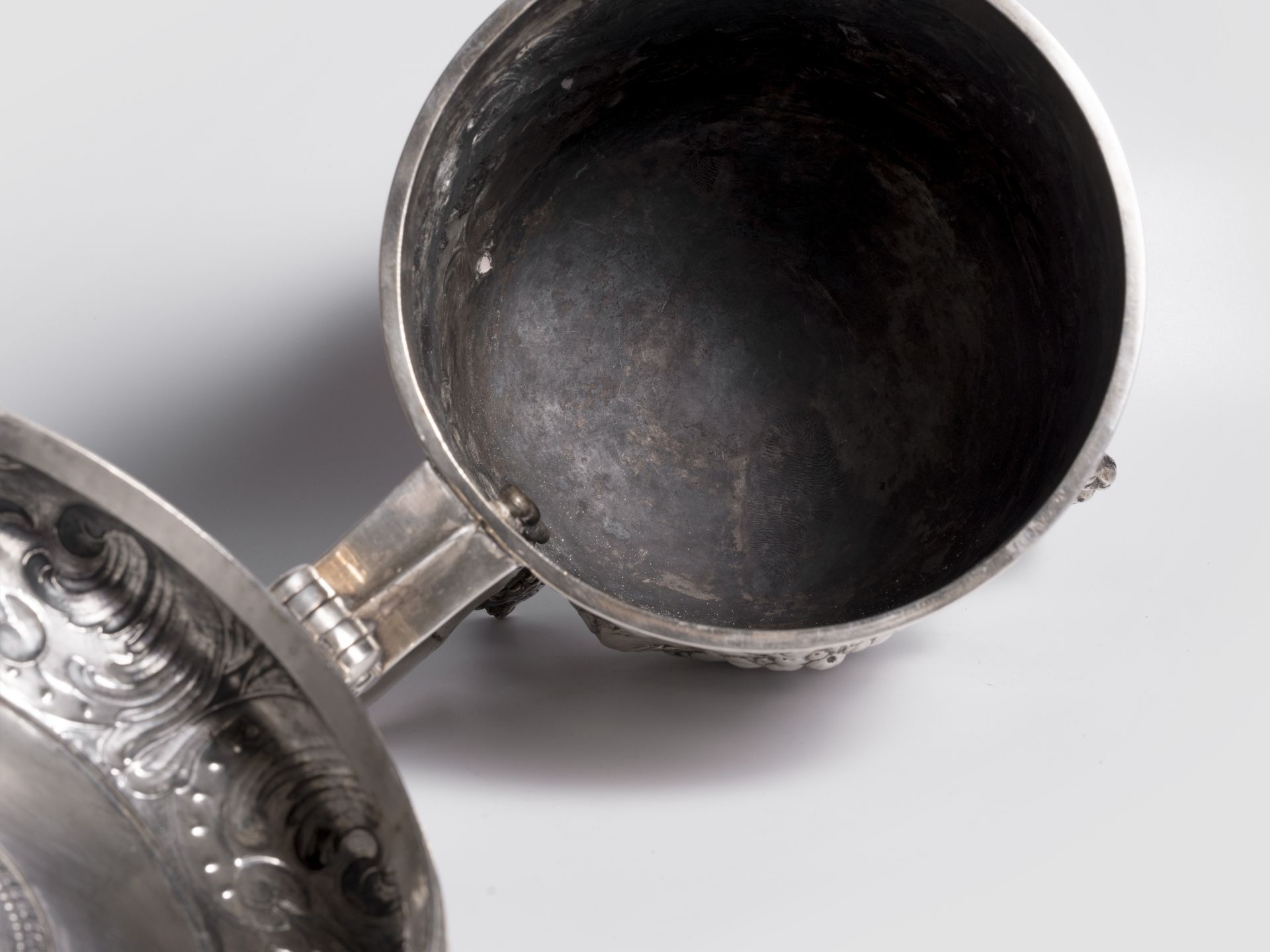 Representative silver tankard, German or Dutch, End 17th / beginning 18th century - Image 7 of 11