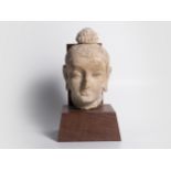 Antiker Buddha Kopf, Indien / Gandahar, 2. – 4. Jahrhundert n. Chr.
