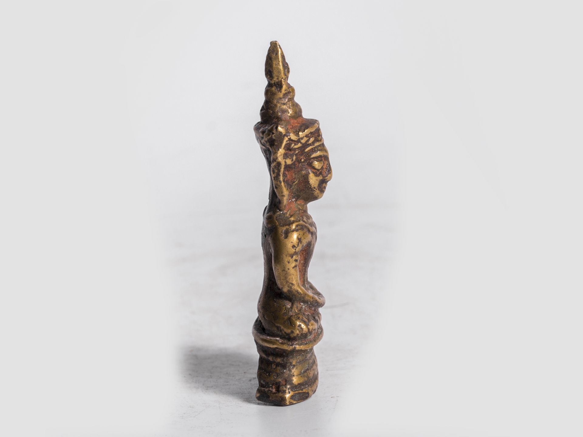 Sitzender Buddha, Süd Ost Asien / Thailand, 13. – 15. Jahrhundert oder früher - Bild 3 aus 5