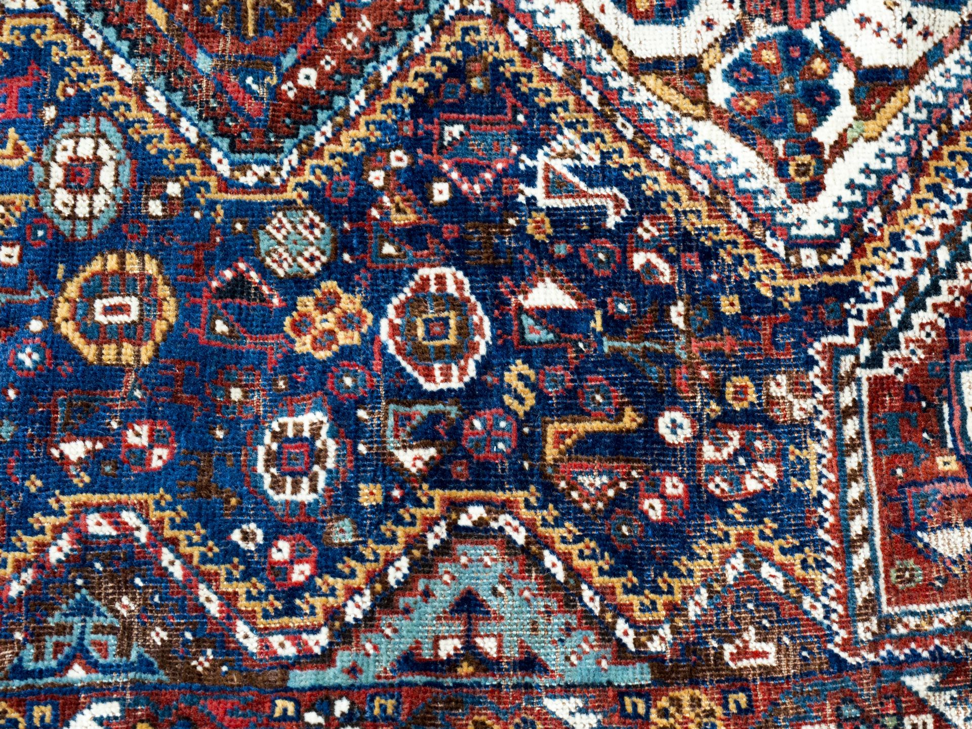 Persian carpet, Around 1920, 190 x 163 cm - Image 3 of 5