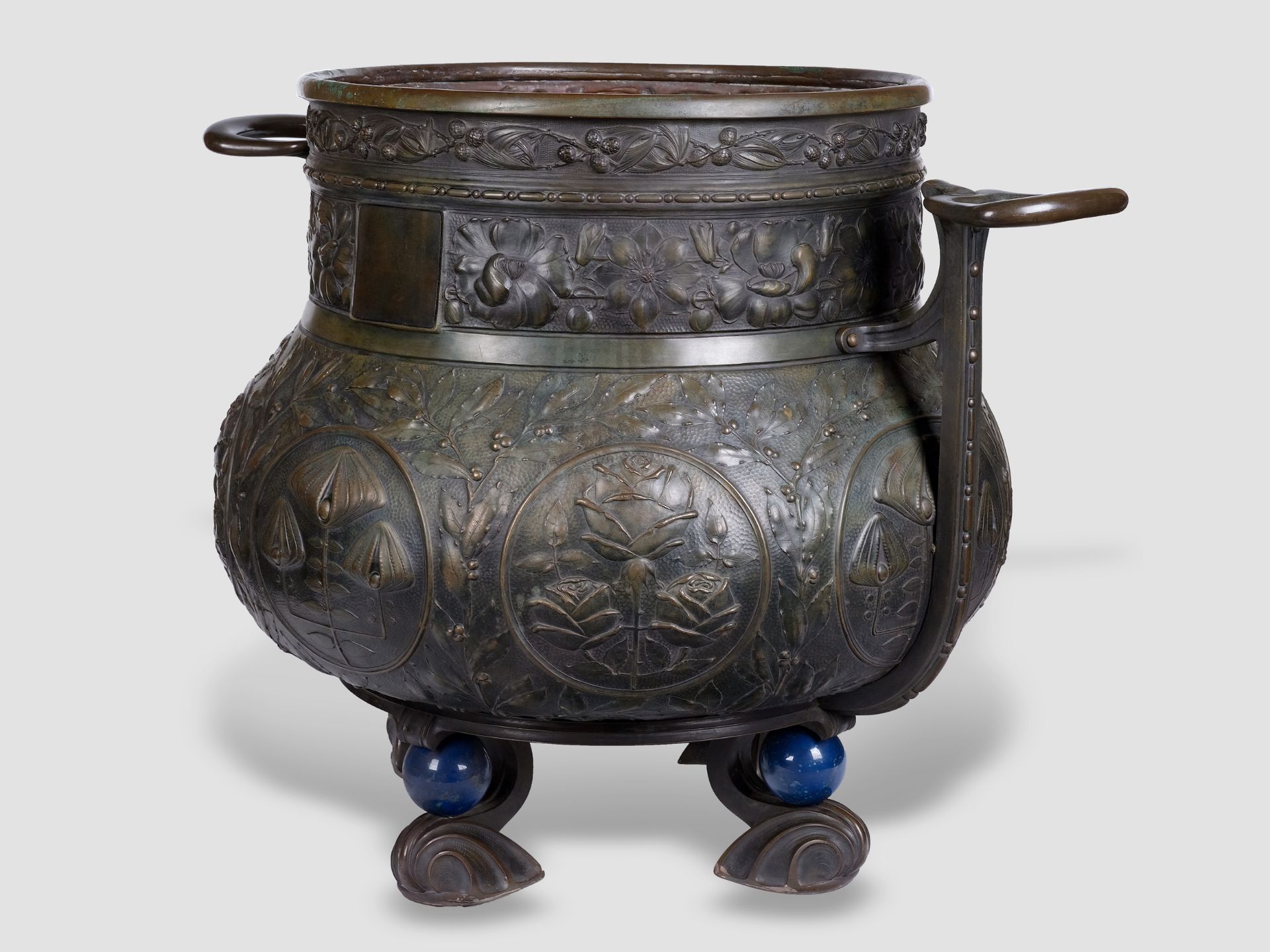 Highly important Russian planter, Modern style, Art Nuovo, Moscow around 1890/1900 - Image 2 of 12