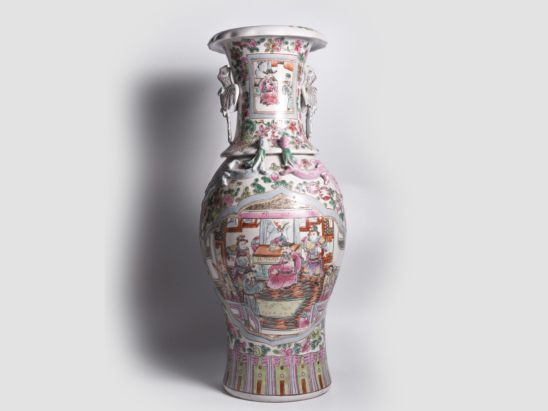 Chinese vase, China, Quing dynasty - Image 3 of 8