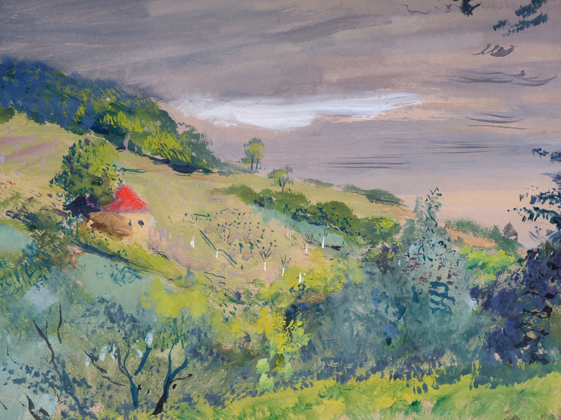 Josef Dobrowsky, Carlsbad 1889 - 1964 Tullnerbach, Landscape - Image 3 of 5