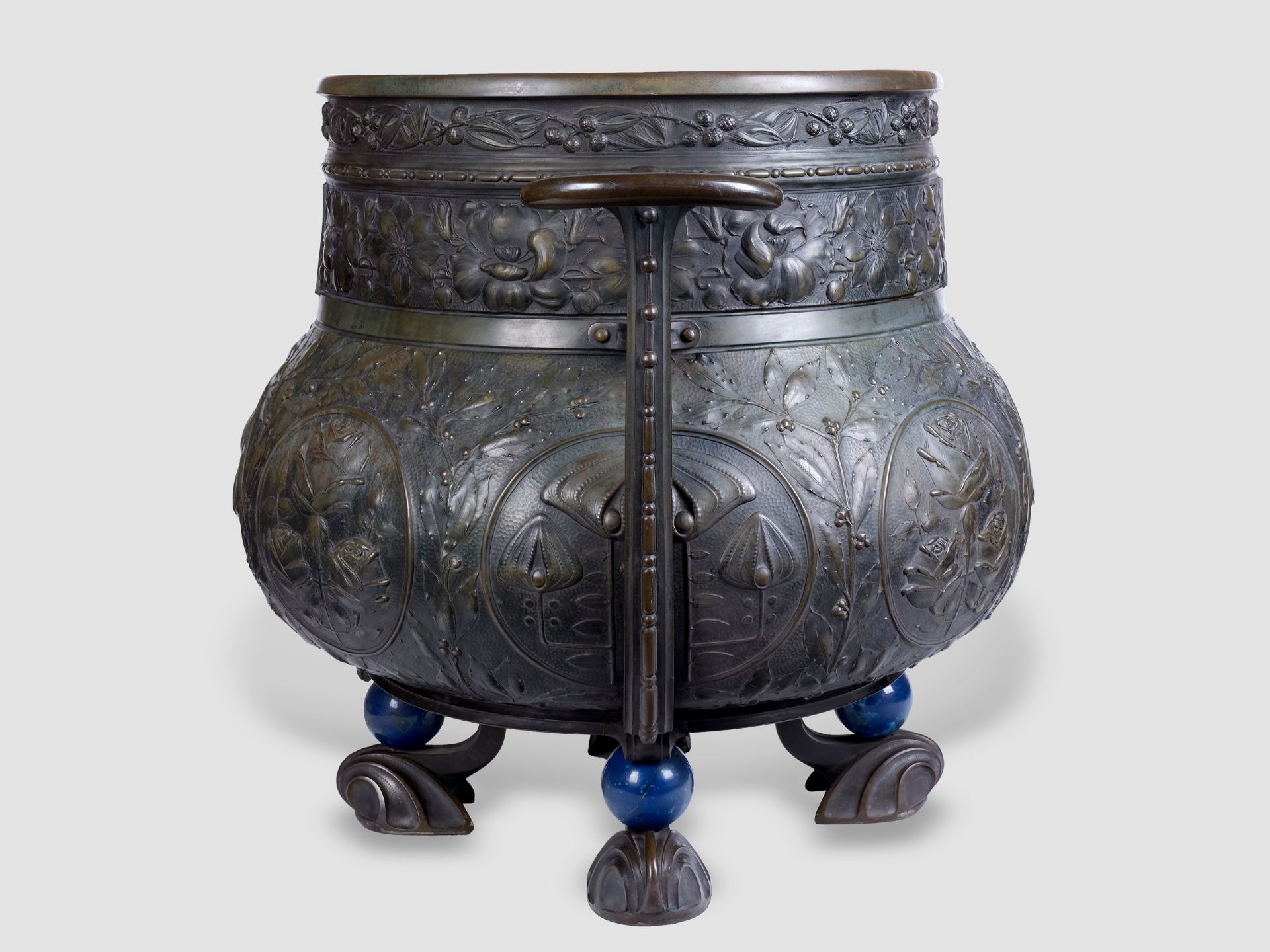Highly important Russian planter, Modern style, Art Nuovo, Moscow around 1890/1900 - Image 3 of 12