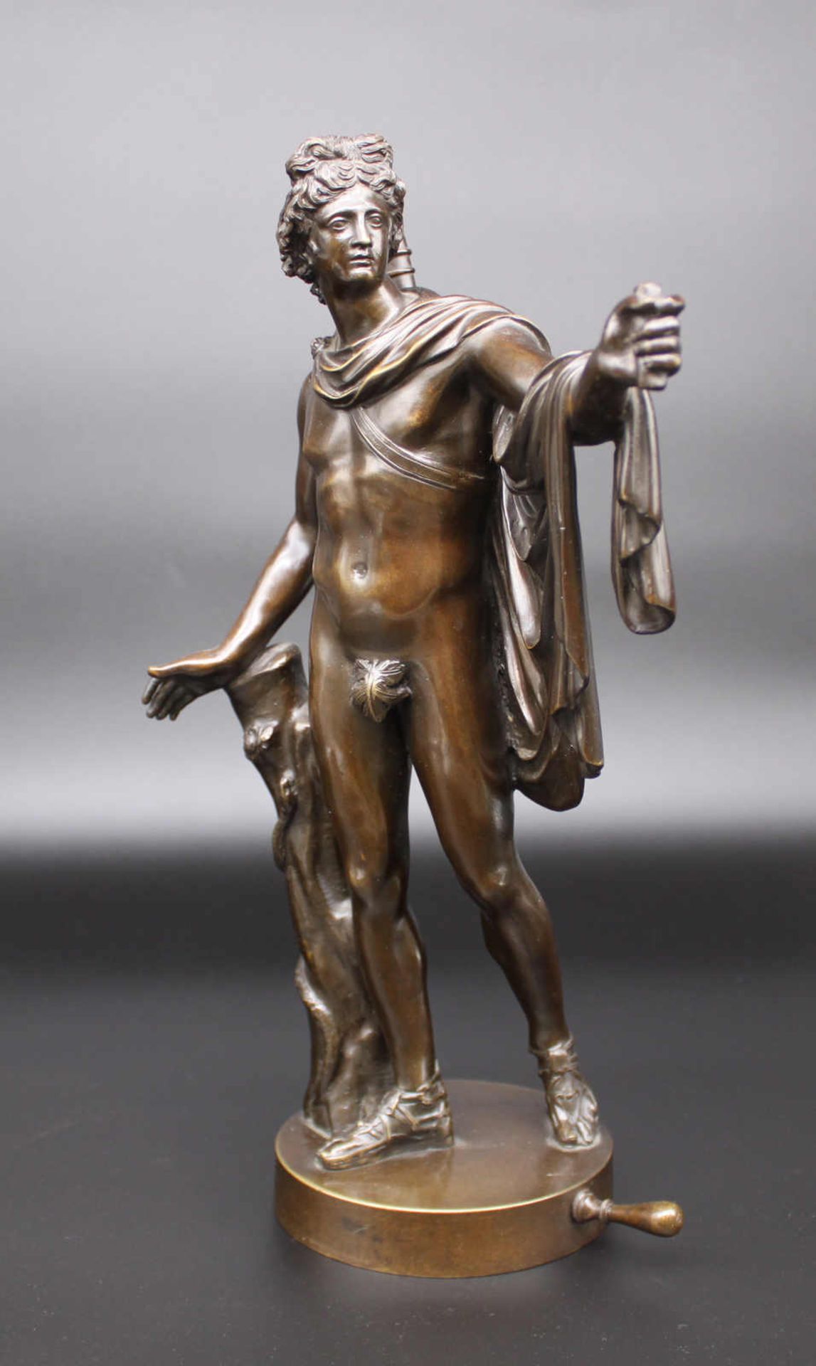 Apollon vom Belvedere, Grand-Tour-Objekt. Italienisches Grand Tour Objekt, Datierung um 1900/20,