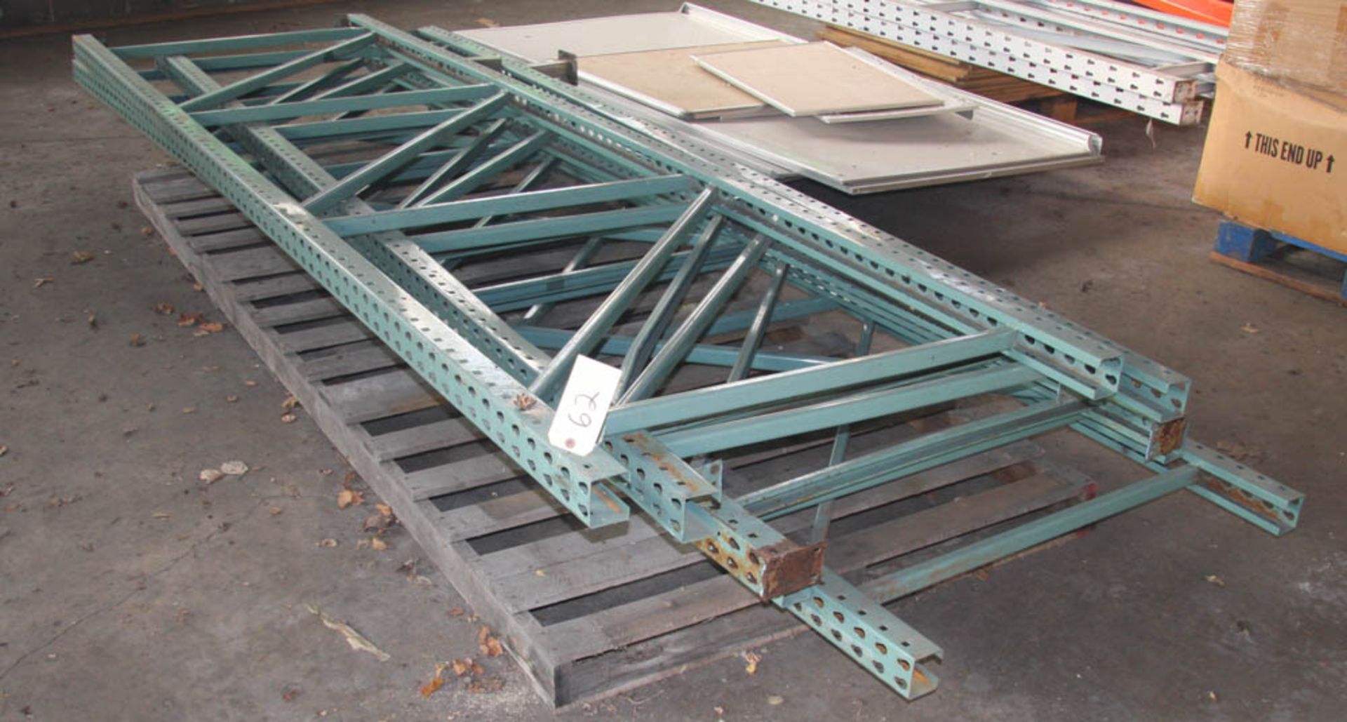 LOT OF ASSORTED PALLET RACKING