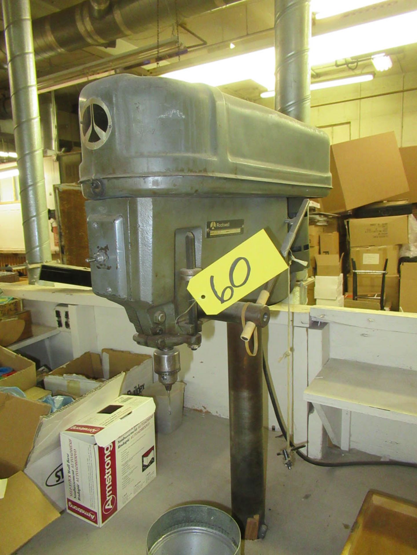 ROCKWELL MDL 15-069, 15" FLOOR TYPE DRILL PRESS