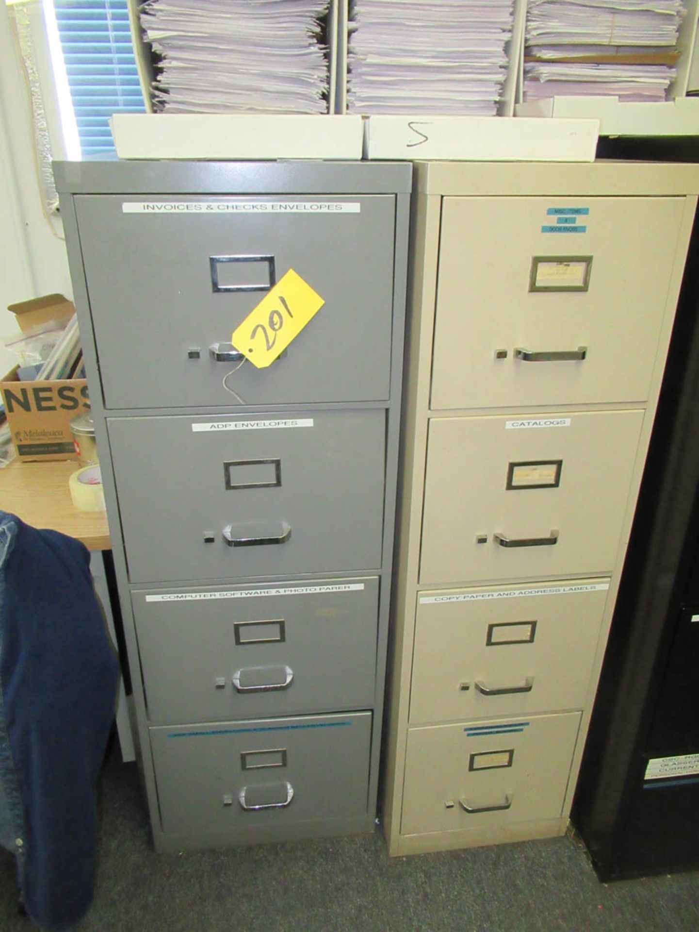 (2) FILING CABINETS