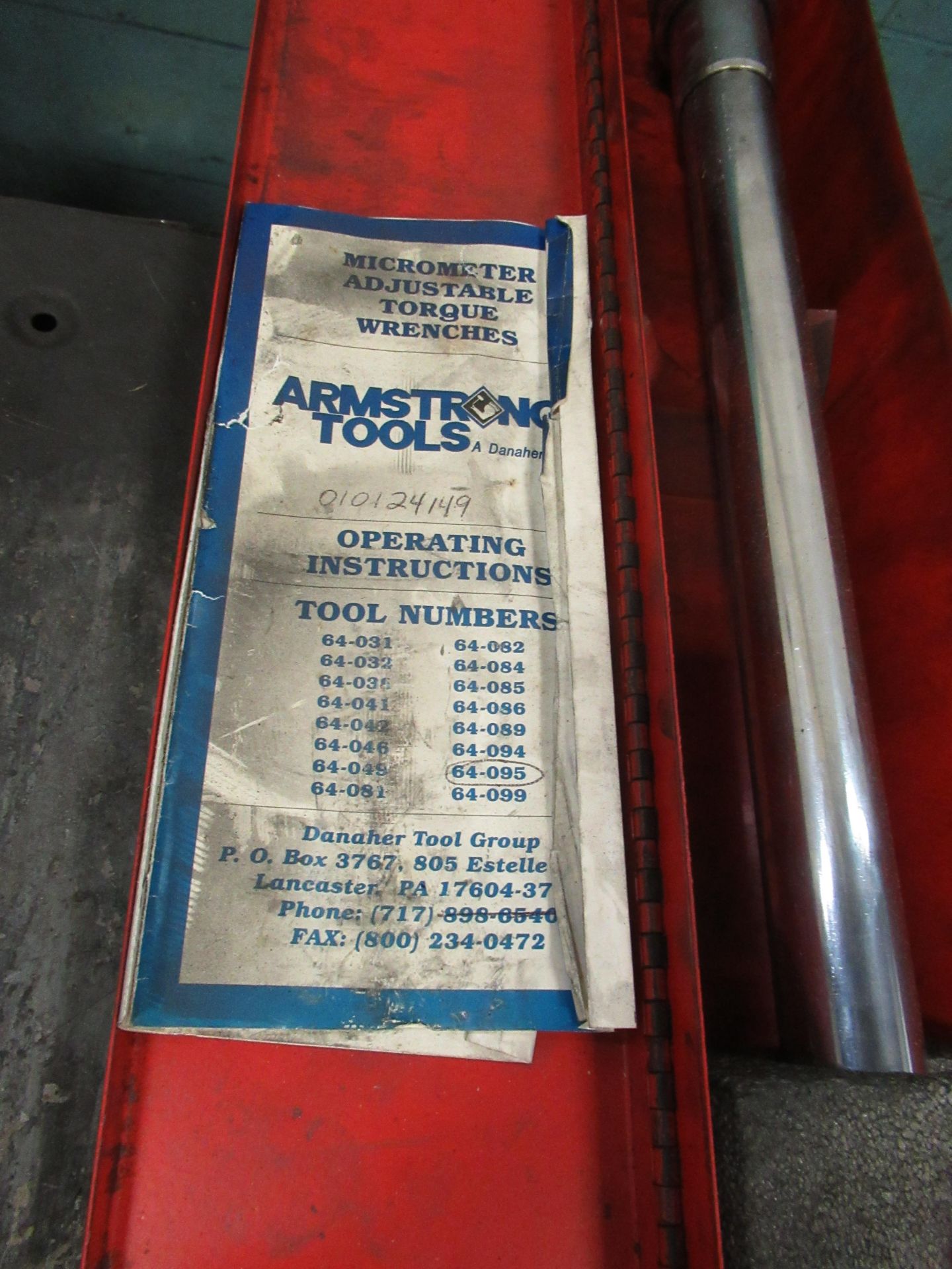 ARMSTRONG TORQUE WRENCH - Image 2 of 2
