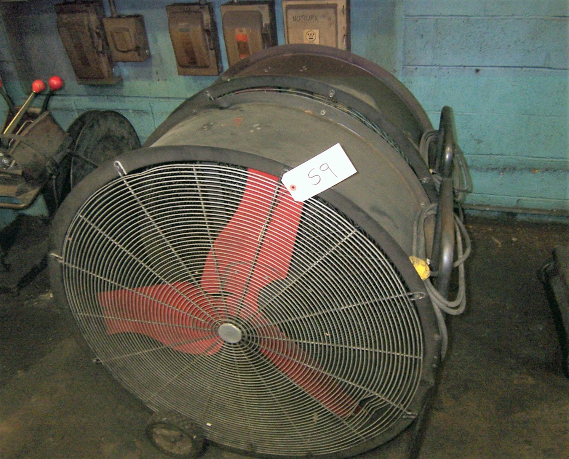 (2) ROUND PORTABLE EXHAUST FANS