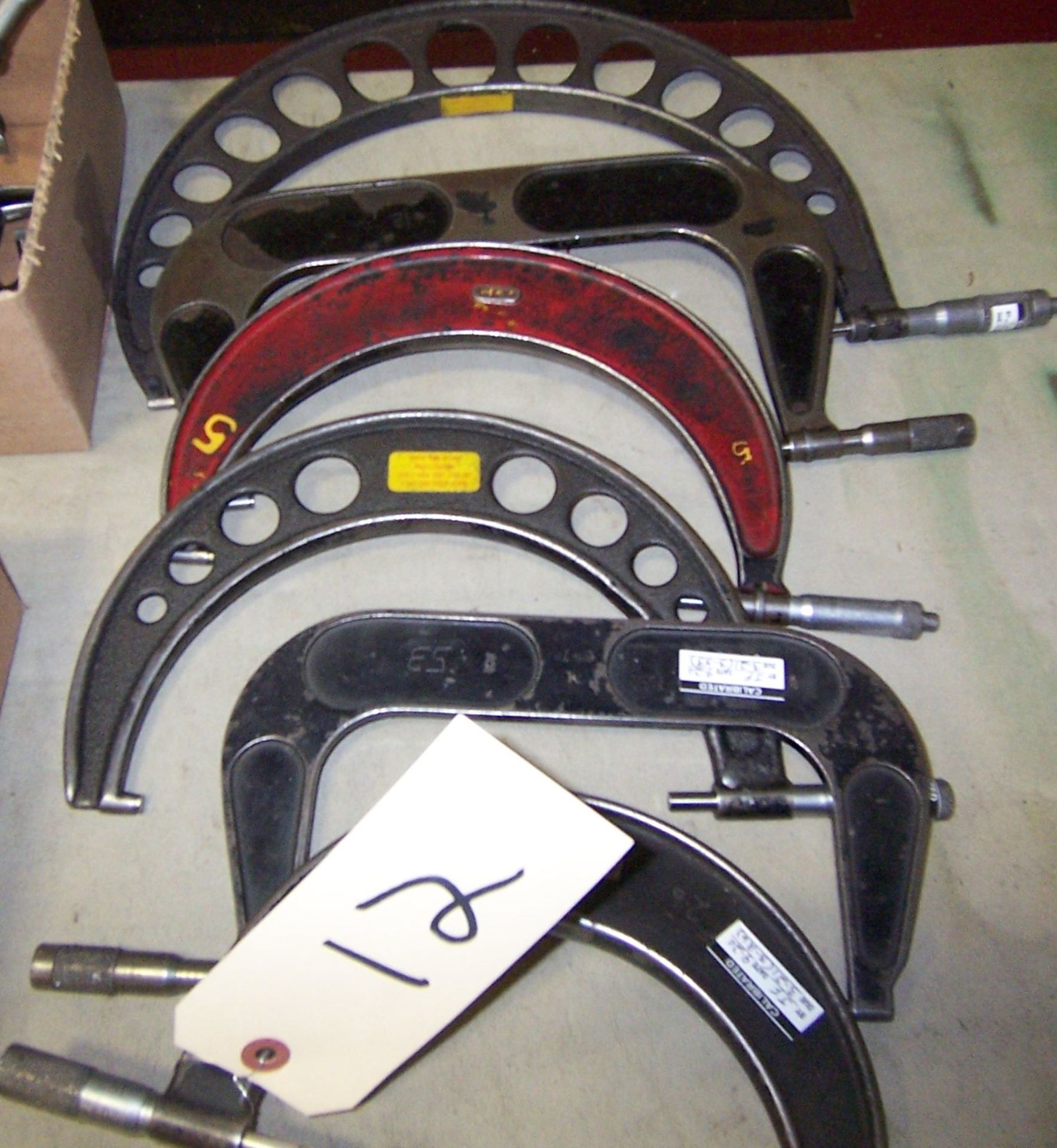 ( 5) ASSORTED MICROMETERS
