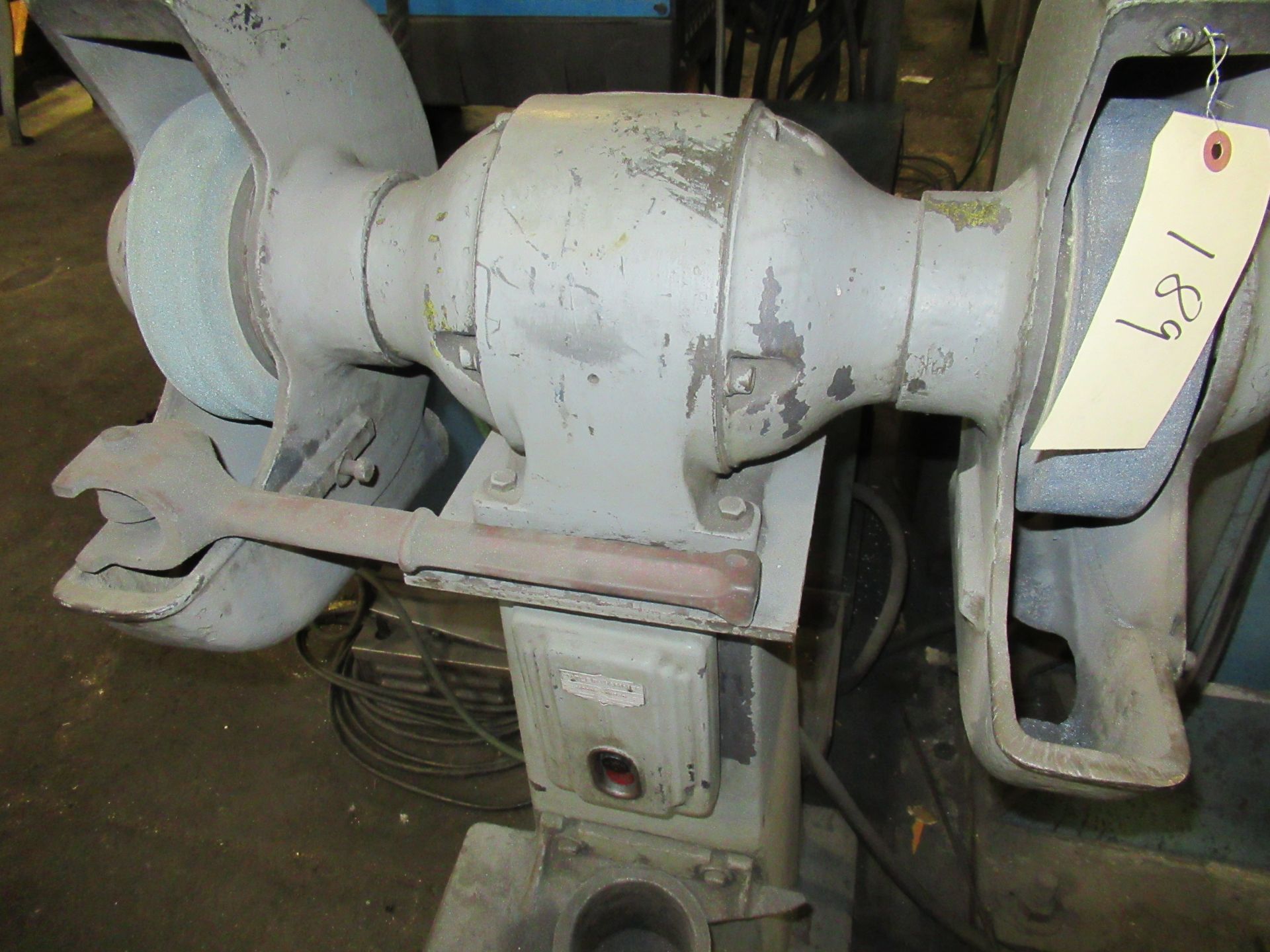 10" ADMIRAL 1HP DOUBLE END PEDESTAL GRINDER - Image 2 of 2