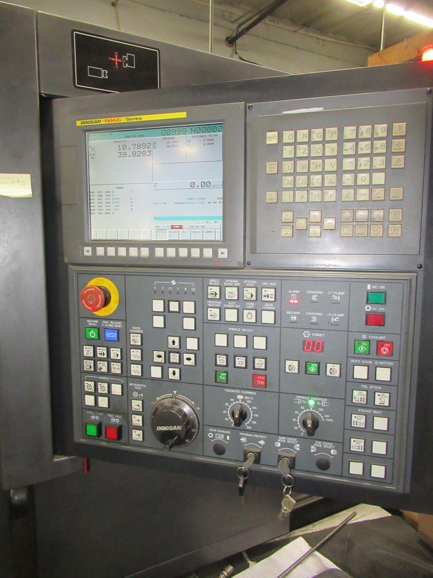 2009 Doosan Infracore Puma 2600L CNC Lathe, 10” Dia. Chuck, 50” CC - Image 7 of 14