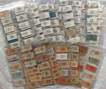 Large quantity (270) of 1980s British Railways PLATFORM TICKETS comprising 180 Edmondson card issues