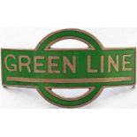 1930 Green Line Coaches Ltd driver's/conductor's CAP BADGE issued from the formation of the