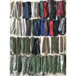 Very large quantity (250) of UNIFORM TIES from a wide variety of UK transport operators, mainly