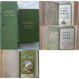 Southdown Motor Services BOUND VOLUMES of TIMETABLES & FARETABLES for 1945, Jan-Aug 1946 and Jan