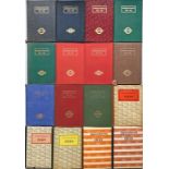 Large selection (16) of 1920s-1940 Underground Group & London Transport OFFICIAL DESK DIARIES.