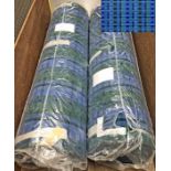 2 rolls (approx 50 metres) of brand-new London Transport SEAT MOQUETTE as used on DMS, MB, SM etc