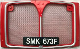 London Transport Routemaster RADIATOR GRILLE from RML 2673. The complete fibreglass unit (minus