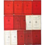 Complete run (14) of London Transport ANNUAL REPORTS for the period 1934-47. A full set of issues