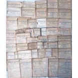 Quantity (c50) of 1930-32 London General Omnibus Company TRAFFIC CIRCULARS. All appear to be