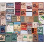 Quantity (40) of 1920s-60s BUS TIMETABLE etc BOOKLETS for various operators including Douglas IoM,