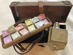 London Transport Bell Punch TICKET MACHINE & TICKET RACK. Machine is serial no 75925 and comes