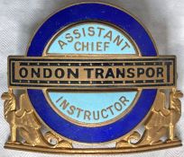 London Transport Central Buses Assistant Chief Instructors' CAP BADGE from the 1960s. ACIs were