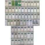 Large quantity (64) of 1930s-70s London Transport POCKETS MAPS comprising Green Line x 43 and