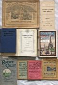 Selection (9) of 1850s-on RAIL & ROAD EPHEMERA comprising 1854 Evans & Arrowsmith's Time Tables of