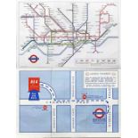 Special edition of the London Underground diagrammatic POCKET MAP, a paper version of the Garbutt