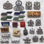 Quantity (25) of 1950s-70s bus UNIFORM BADGES (driver, conductor, inspector etc) from a wide range