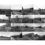 Quantity (c100) of 1940s/50s b&w STEAM RAILWAY NEGATIVES (120-size, 6cm x 6cm & 6cm x 4.5cm) taken