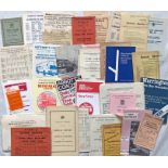 Good quantity (approx 50) of 1950s-80s TIMETABLE etc LEAFLETS & PAMPHLETS for Lancashire operators