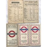 Small selection (5) of London Underground items comprising 2 x 1924 (April & July) City & South