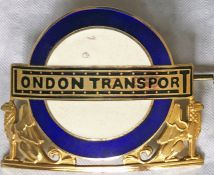 London Transport Central Buses Divisional Mechanical Inspectors' CAP BADGE. An example from the