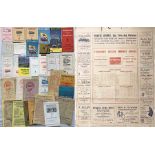Good quantity (approx 50) of 1950s/60s MacBrayne's TIMETABLE & EXCURSION LEAFLETS & PAMPHLETS (all