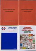 Selection (4) of CATALOGUES of London Transport Maps comprising 2 x 'Burwood & Brady' 1982 first