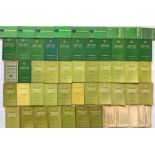 Quantity (49) of 1940s-60s London Transport TIMETABLE BOOKLETS comprising 21 Green Line 1940s-60s