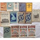 Selection (14) of 1920s/30s COACH TIMETABLE BOOKLETS from various contemporary London coach