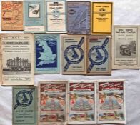 Selection (14) of 1920s/30s COACH TIMETABLE BOOKLETS from various contemporary London coach